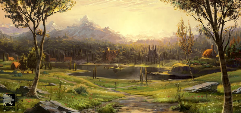 Illustration for article titled Fable's Concept Art is Like a Giant Storybook